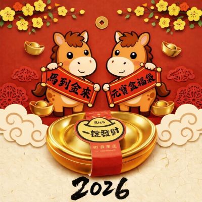 【TLH】《馬到金來・元寶盒福袋》多選和田玉項鍊