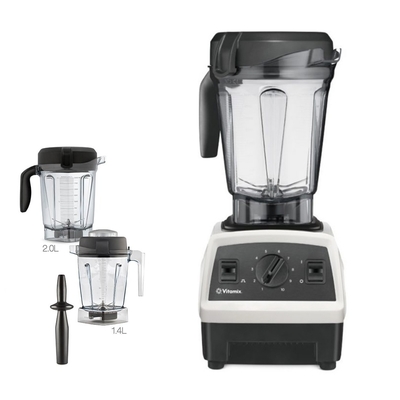 美國Vitamix全食物調理機探索者+1.4公升雙杯組白色果汁機E320-W★送7-11商品卡900元