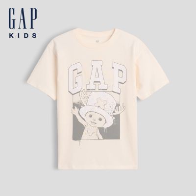 【GAP】兒童Gap × ONE PIECE航海王圖案T恤-象牙白(1179963)