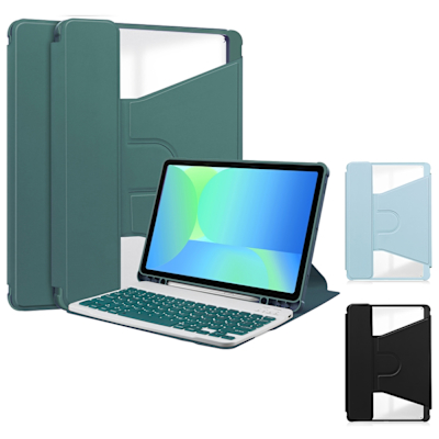 □360度旋轉 筆槽設計 可放無線鍵盤□三星 SAMSUNG Galaxy Tab S10 FE SM-X520 X526 10.9吋 平板電腦保護套 多角度調整 皮套