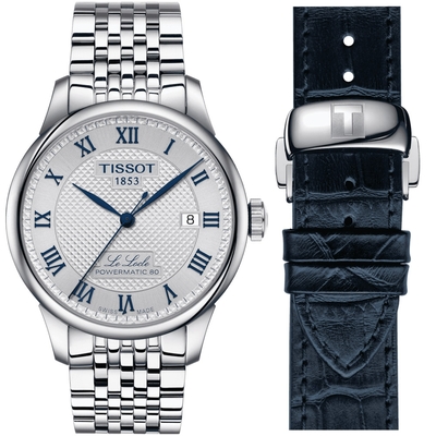 TISSOT 天梭錶 LE LOCLE 力洛克 20週年自動機械腕錶-T0064071103303