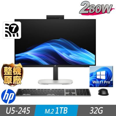 HP 惠普 ProStudio 4 Aio G1i 商用液晶電腦 U5-245/32G/M.2-1TB/280W/W11P