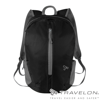【Travelon美國防盜包】PACKING折疊收納後背包TL-42817黑/休閒旅遊包/輕量方便攜帶收納