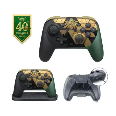 預購 任天堂 NS2 Switch 2 時之笛 特仕PRO 手把控制器+手把保護殼
