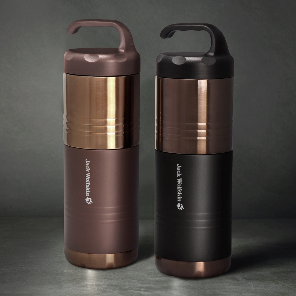 買一送一] Jack Wolfskin 飛狼Yuppie #304不鏽鋼手提雙層真空保溫罐