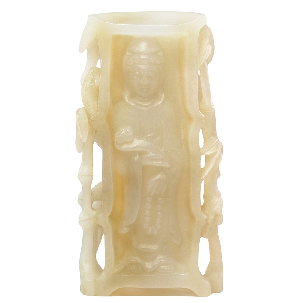 漢石齋】天然和田玉觀音小擺件白玉(86*43*19mm) | 漢石齋| Yahoo購物中心