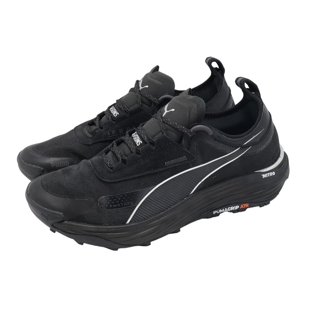 Puma 越野跑鞋 Voyage Nitro 3 男鞋 黑 白 緩衝 支撐 戶外 運動鞋 377745-01