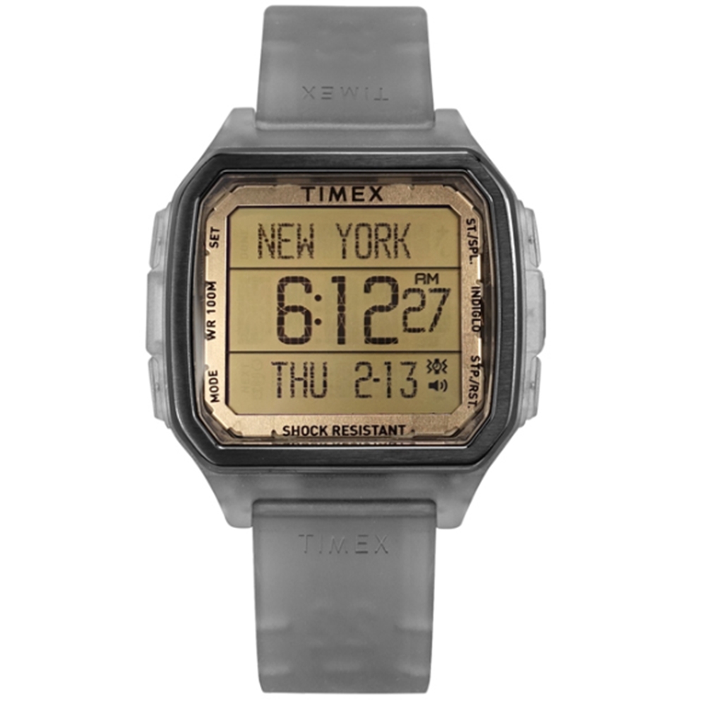 TIMEX 天美時 電子系列 ( 灰透 TXTW2U56400)