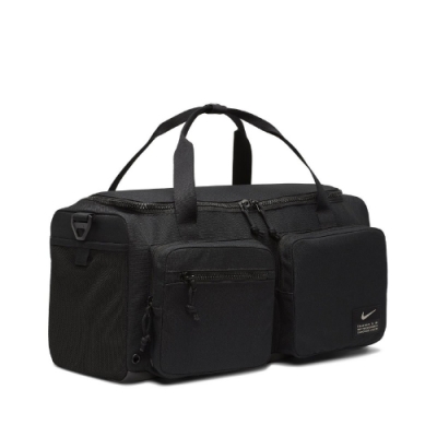 Nike 手提包 Utility Power Duffel 健身包 肩背 外出 旅遊 大容量 多夾層 黑 CK2795010