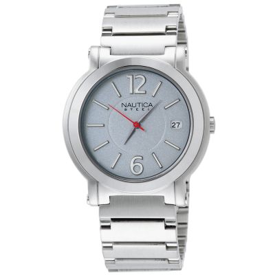 NAUTICA 時尚都會腕錶-灰-大-NWA08010-38mm