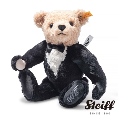 STEIFF德國金耳釦泰迪熊007 James Bond Teddy bear詹姆斯·龐德 經典泰迪熊 黃標