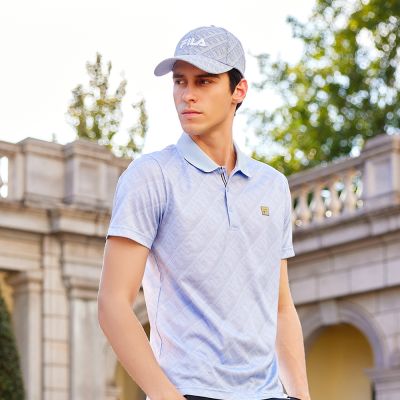 FILA 經典LOGO帽-藍色 HTA-1008-BU