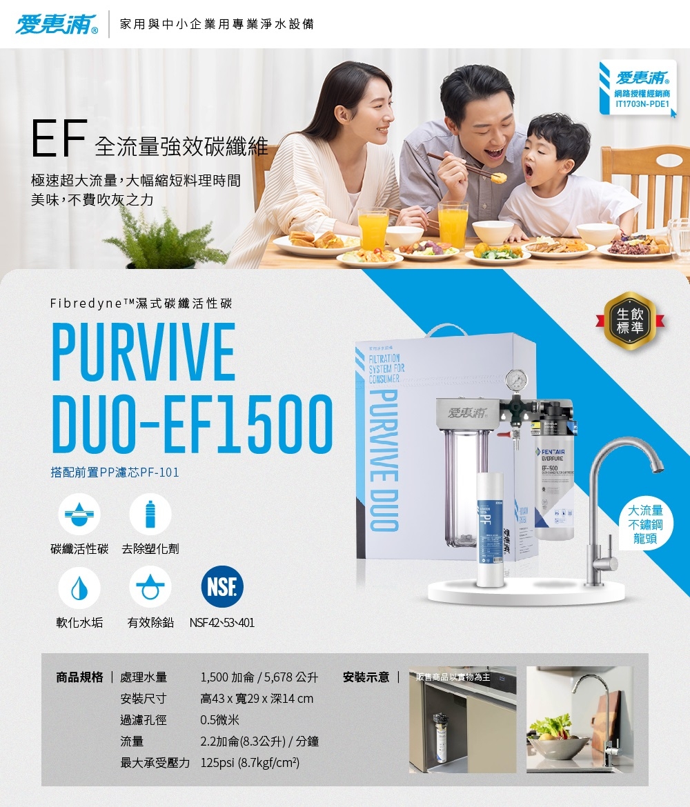 Everpure愛惠浦 Duo-EF1500 - 詳情2