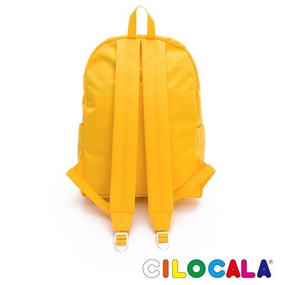 CILOCALA限量版亮彩尼龍防潑水KEYBO系列後背包-中大-黃