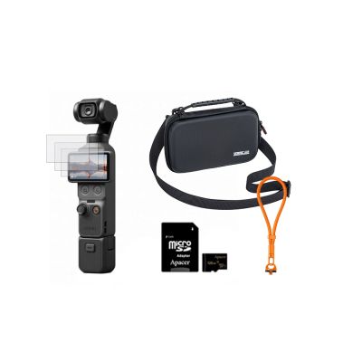 DJI Osmo Pocket 4 全能套裝 + 鋼化貼 + STARTRC Pocket 4-12150126 收納包 + 128G記憶卡 + SunLight 自鎖防丟手繩 (公司貨)