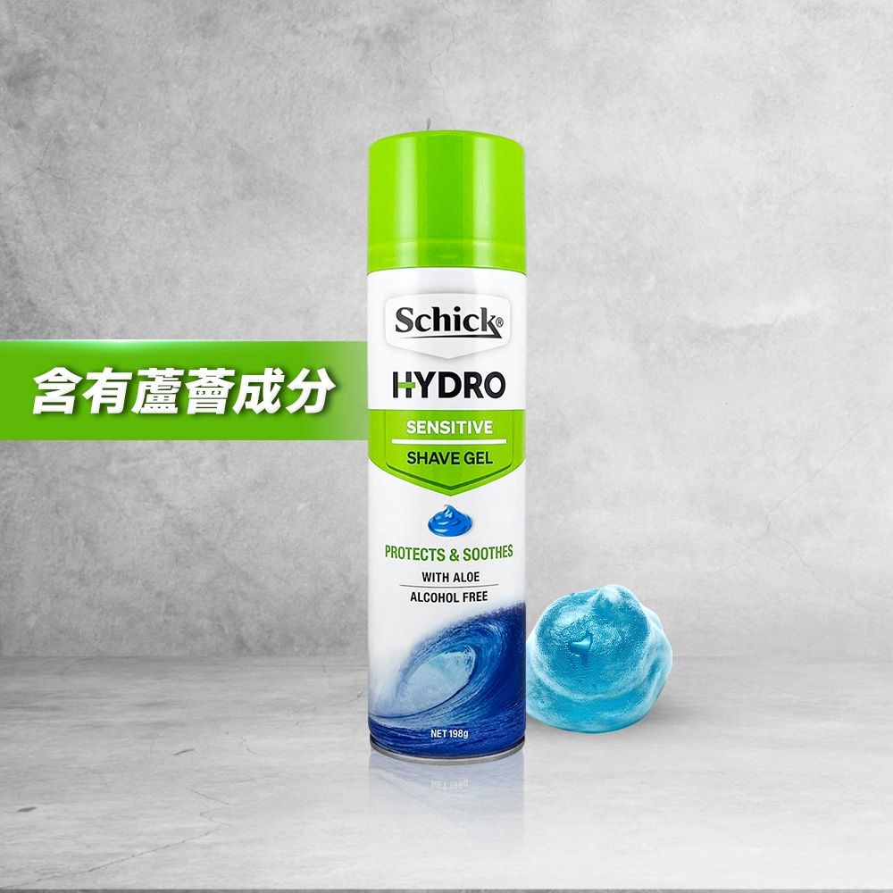 【Schick 舒適牌】水次元刮鬍露 敏感型(198G)