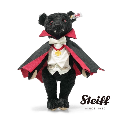 STEIFF德國金耳釦泰迪熊 Dracula Teddy Bear 吸血鬼 德古拉海外限量版