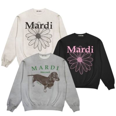 Mardi Mercredi 經典小雛菊印花純棉保暖大學TEE 多款任選