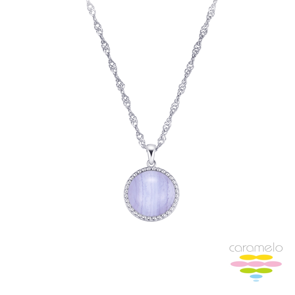 彩糖鑽工坊 14K 紫瑪瑙項鍊  (Purple Agate 項鍊)