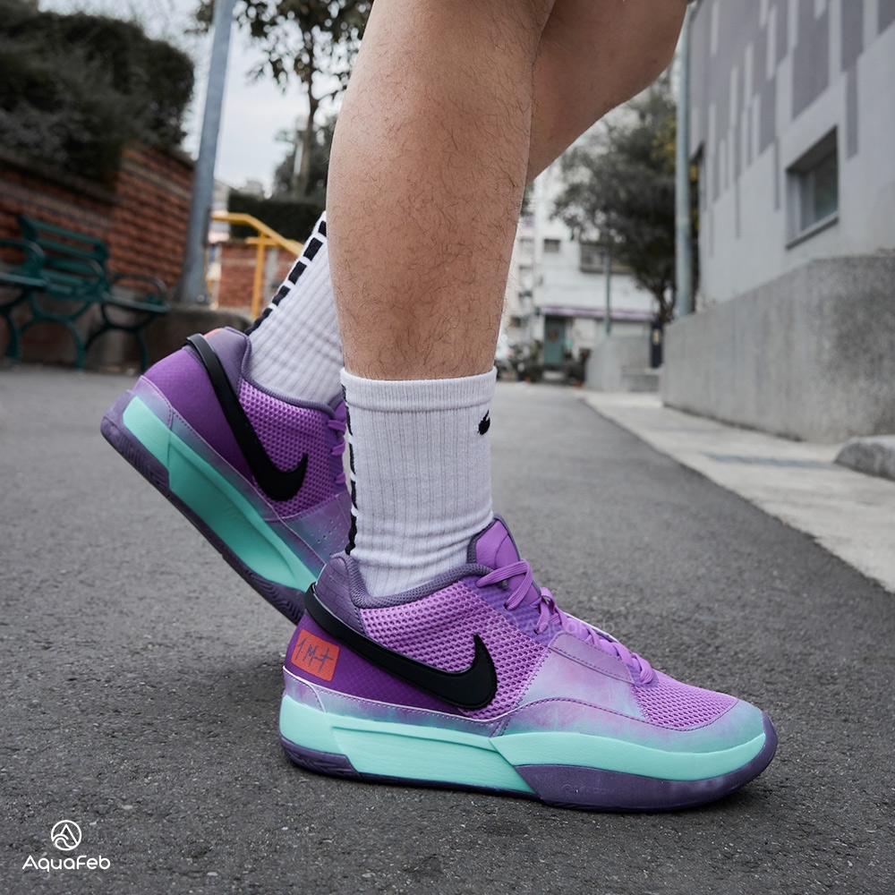 Nike JA 1 Christmas 男紫聖誕節莫蘭特實戰訓練限定籃球鞋FV5559