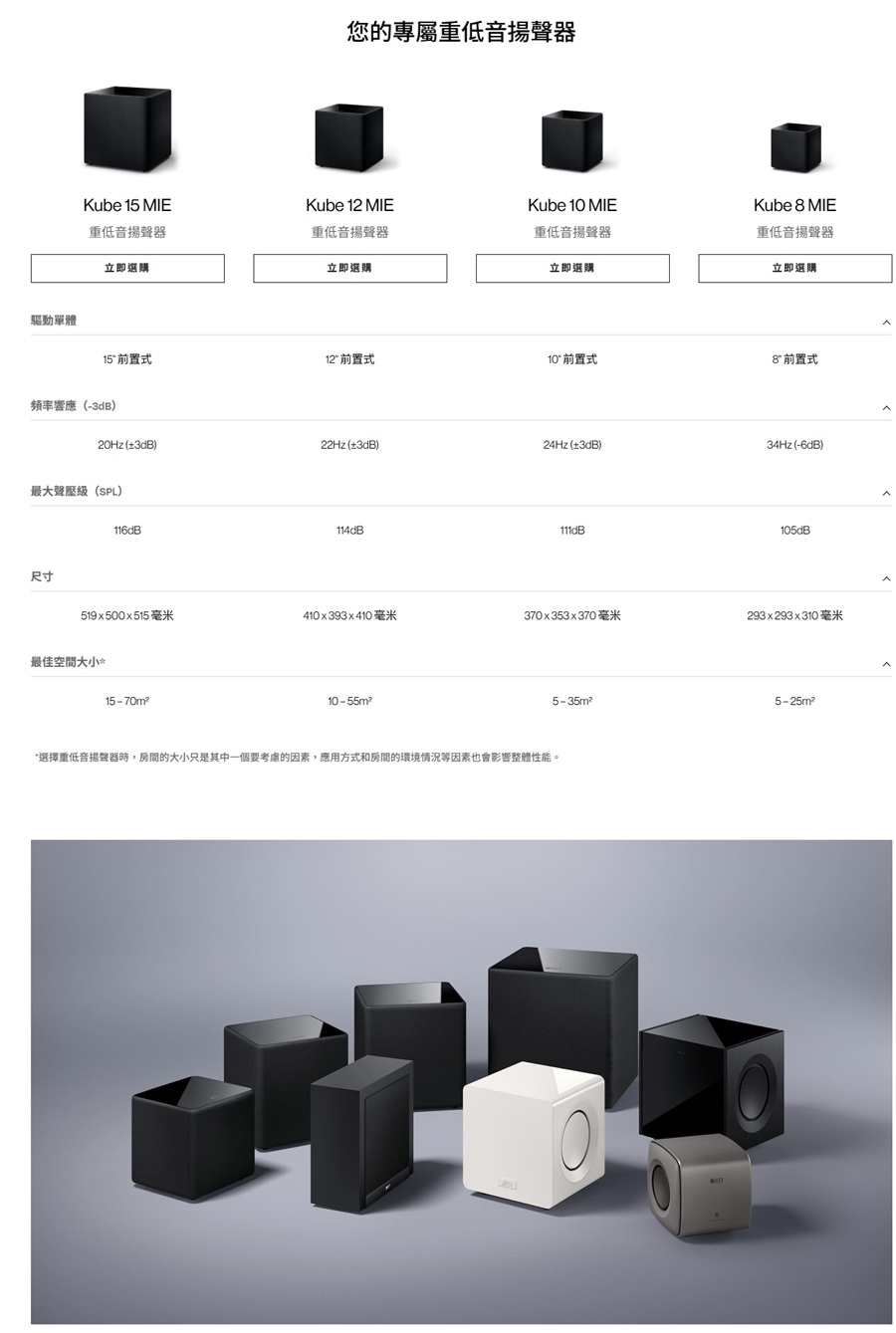 KEF英國 Kube 10 MIE - 詳情1