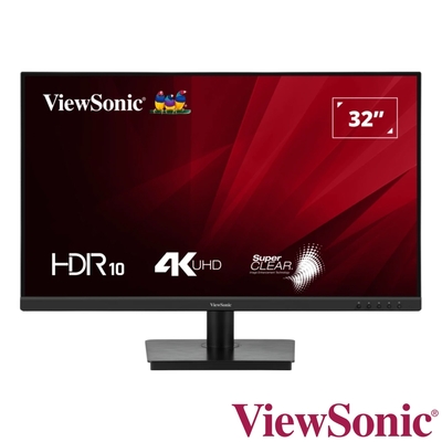 ViewSonic優派 ViewSonic VA3208-4K-MHD 32型 VA 4K 窄邊美型螢幕(4ms/HDMI/抗藍光/零閃屏/內建喇叭)