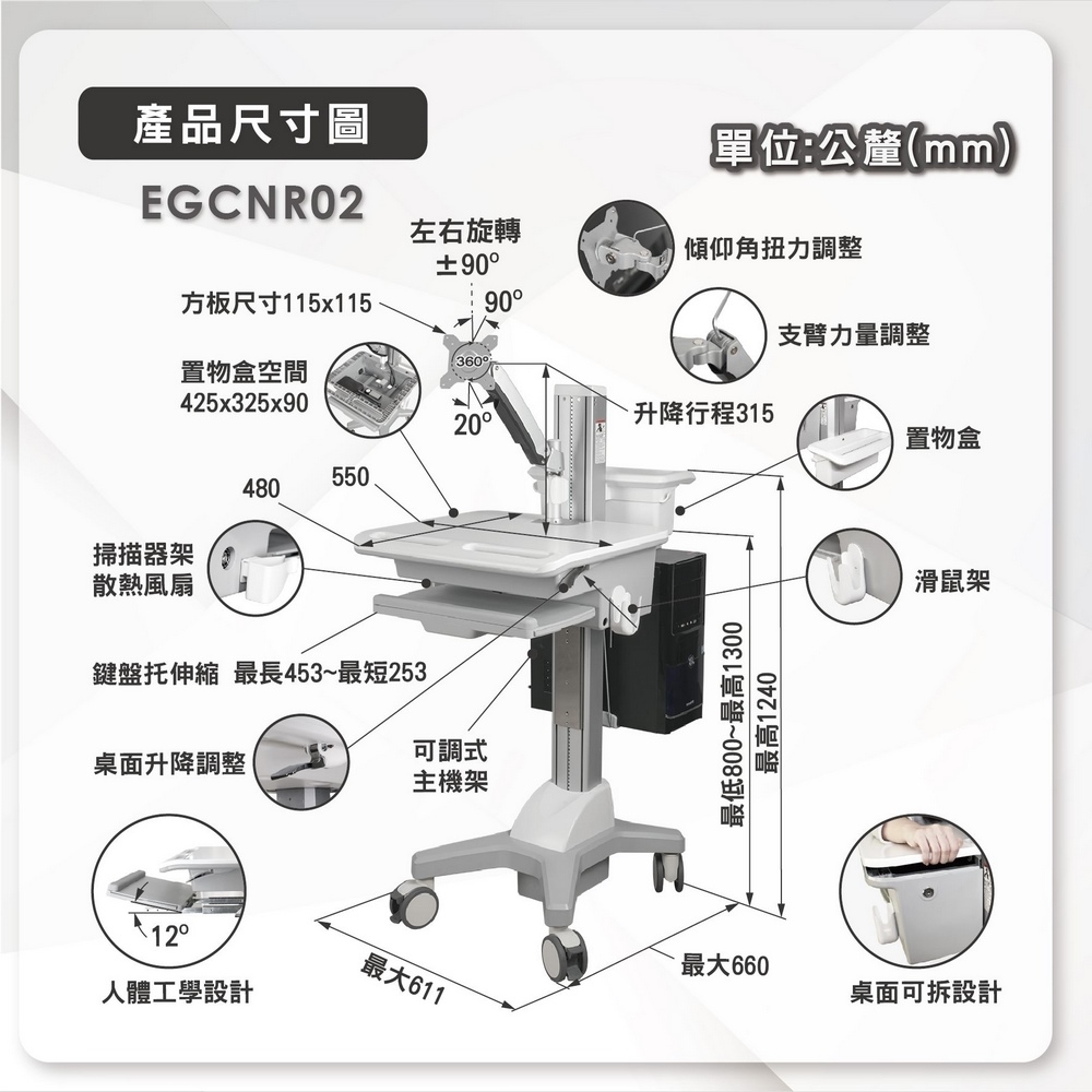 ErgoGrade EGCNR02 - 詳情3