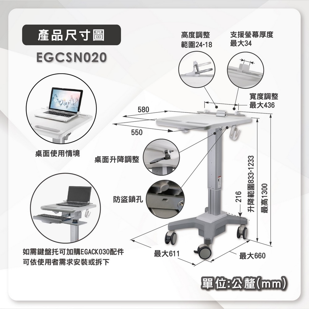 ErgoGrade EGCSN020 - 詳情2