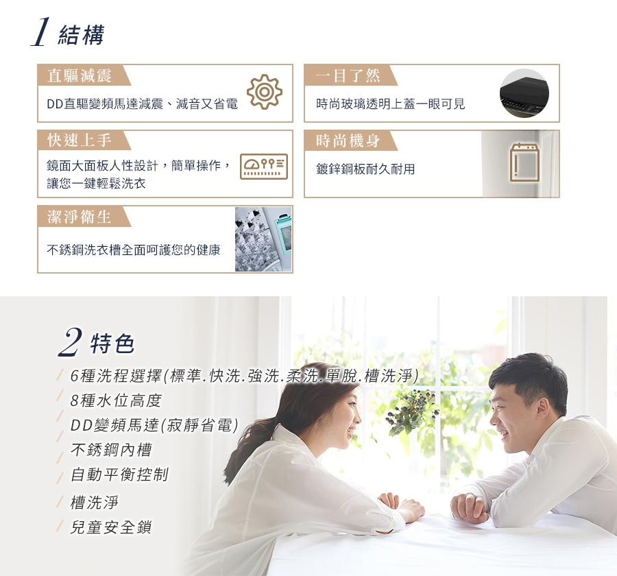 TECO東元 W1068XS - 詳情2