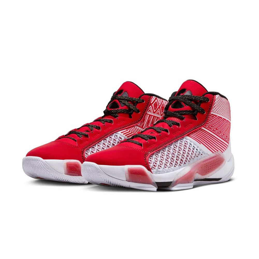 Nike Air Jordan XXXVIII PF 籃球鞋大學紅白高筒緩震運動鞋男鞋DZ3355