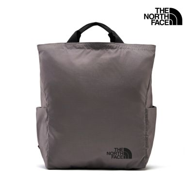 【The North Face 官方旗艦】北面男女款灰色休閒後背包｜8HNSJZU 筆電包/登山包