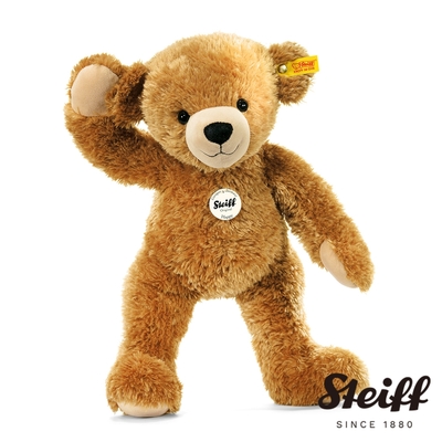 STEIFF德國金耳釦泰迪熊 Happy Teddy Bear 經典泰迪熊 黃標