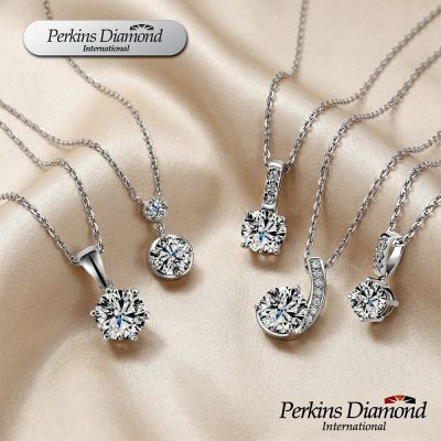 PERKINS伯金仕  獨家品牌精選0.40克拉18K金天然鑽石項鍊