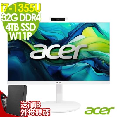Acer 宏碁 Aspire C27-1E13U7UNH 液晶電腦 (i7-1355U/32G/4TB SSD/W11P)