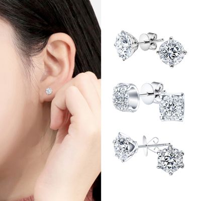 King Star 60分 Dcolor 天然鑽石耳環-7款任選(3EX極優 八心八箭)