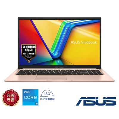 ASUS華碩 ASUS X1504VA 15.6吋筆電 (i5-1334U/8GB/512GB/蜜誘金/Vivobook 15)