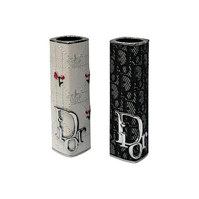 Dior 迪奧 癮誘唇膏 限量高訂外殼  (#經典老花#白色玫瑰)
