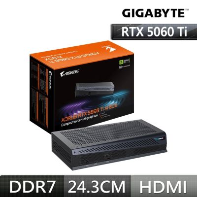 推★技嘉GIGABYTE GV-N506TIXEB-16GD 外接式顯示卡 RTX5060Ti