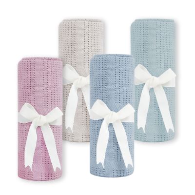 【時時樂限定買一送一】奇哥 限定色純棉透氣洞洞毯 70x90cm (寶寶毯 嬰兒毯 四季毯 冷氣毯 涼被 小被被 蓋被 寶寶被毯)