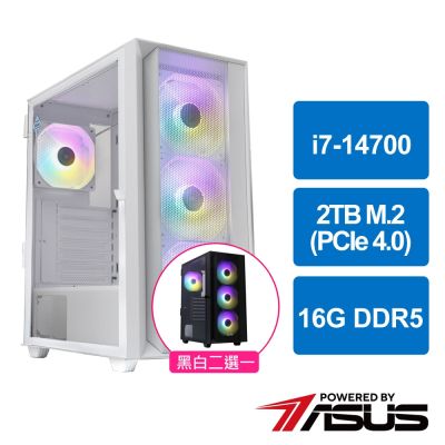 華碩B760平台[星馳武神]i7-14700/16G/2TB_M2