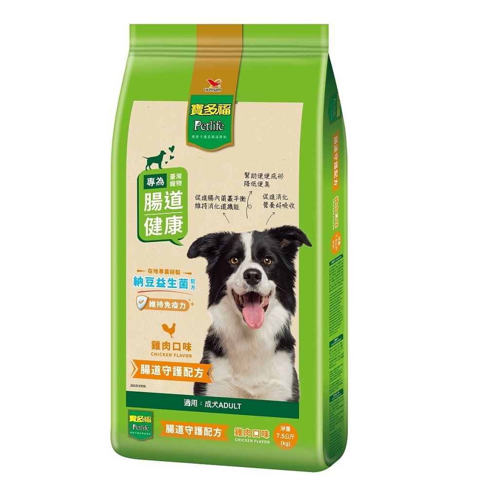【寶多福】美食犬餐雞肉口味袋7.5Kg*1入