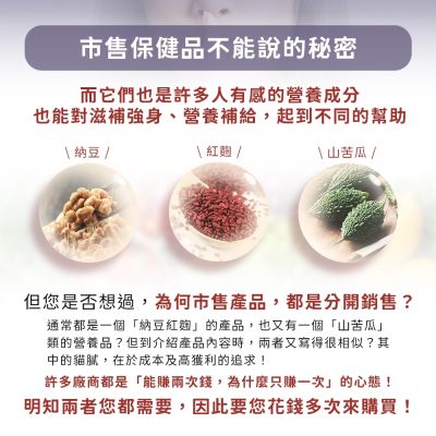 人可和【納麴A+雙苦瓜複方】順暢防失衡-30粒x4袋
