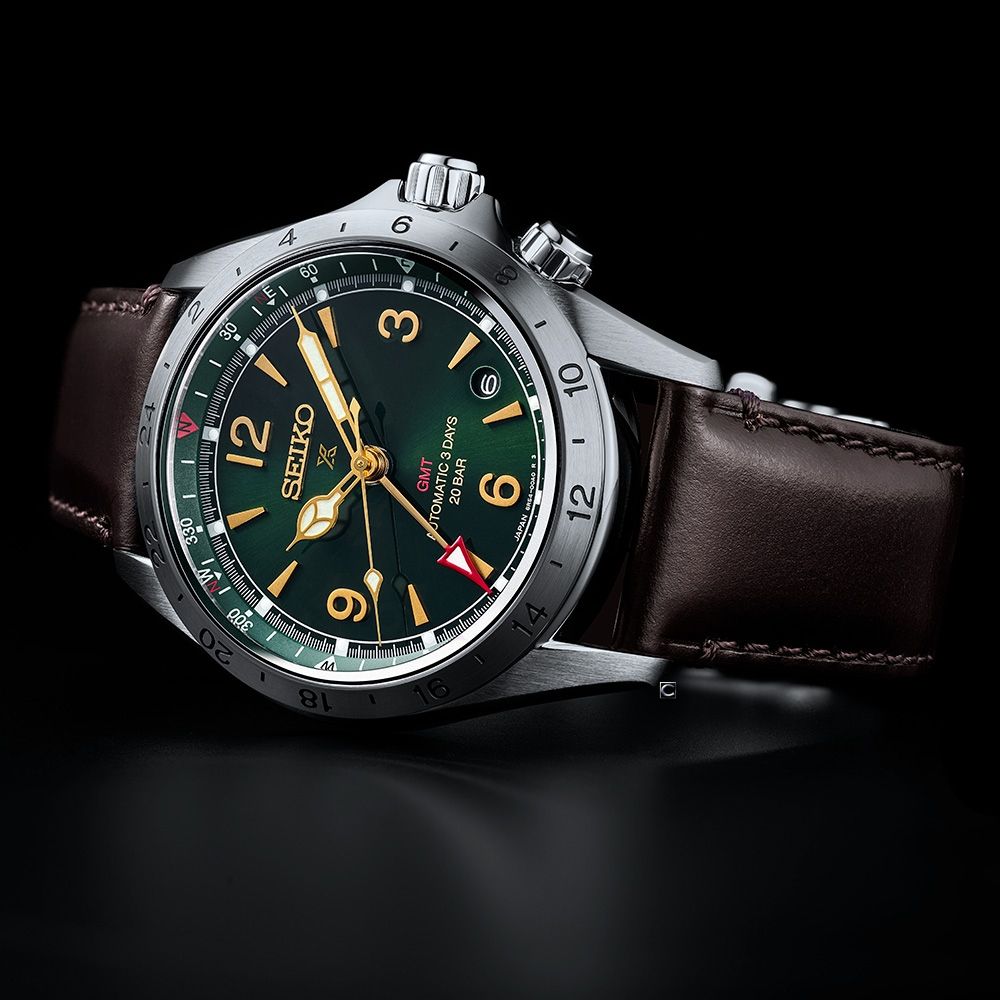 SEIKO 精工  Prospex Laurel Alpinist GMT 機械腕錶-39.5mm_SK040/6R54-00B0G.HBC007J1