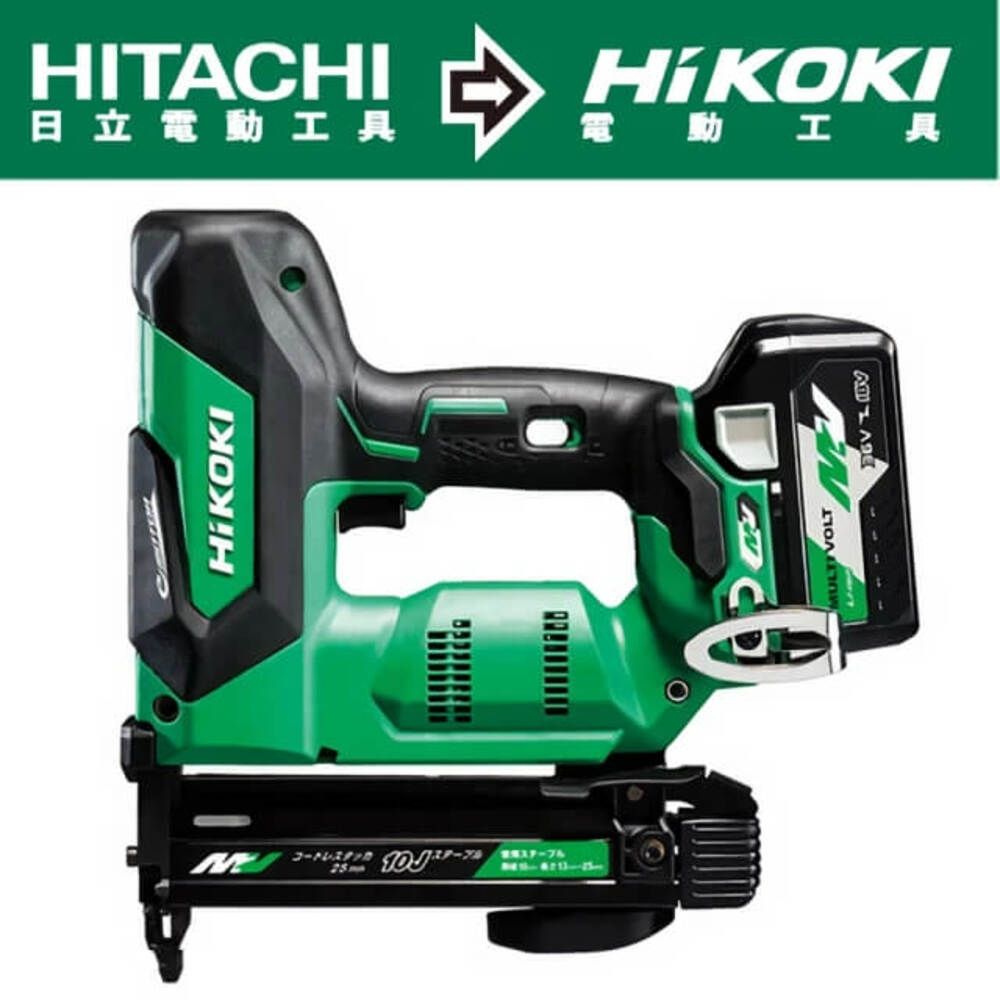【HIKOKI】MV 36V充電式無刷釘槍機-ㄇ型釘-單電BSL36A18(N3610DJ)
