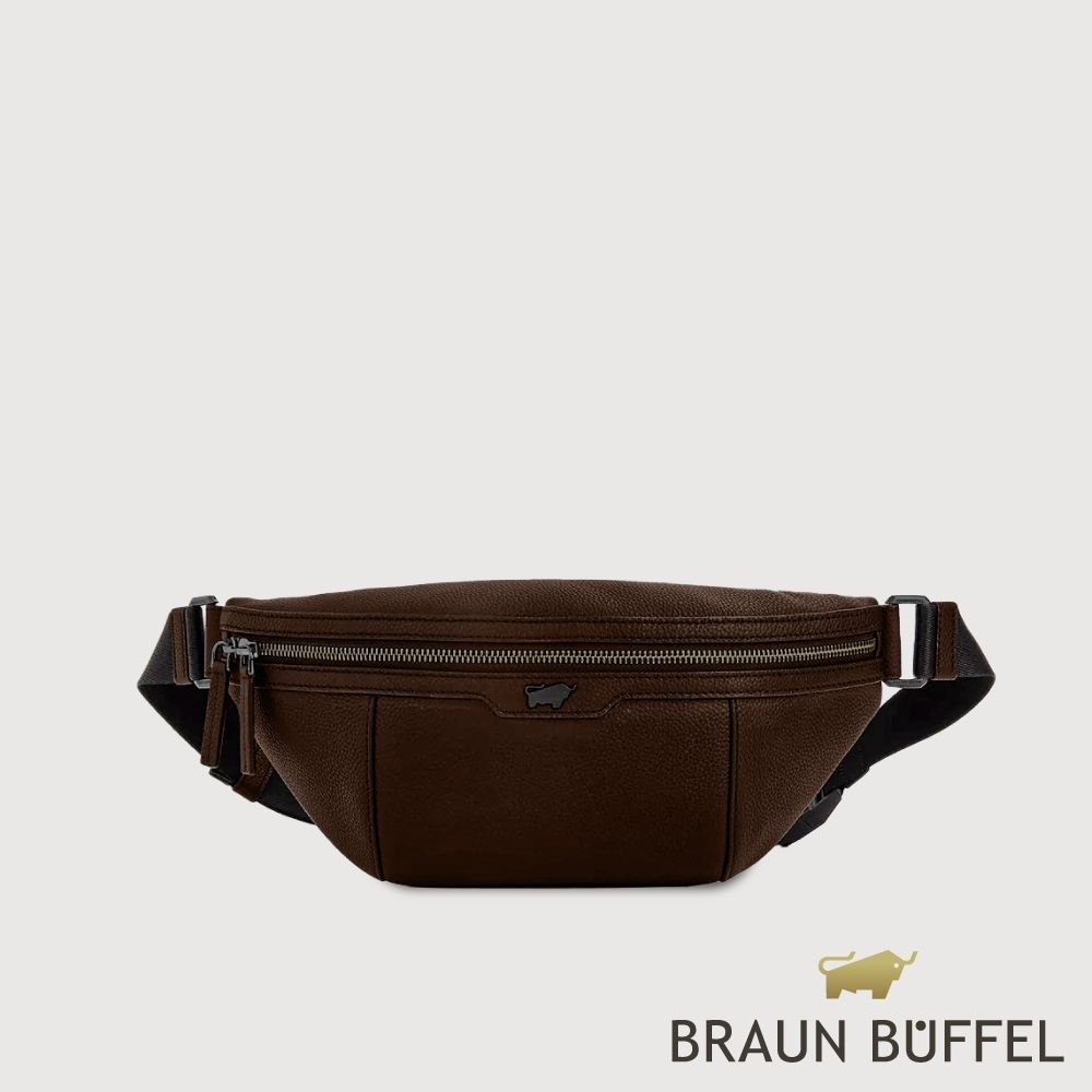 【BRAUN BUFFEL 德國小金牛】台灣總代理 密斯特-1  腰胸包-培土棕/BF557-07-POS