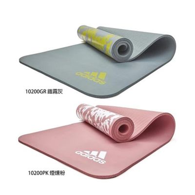 ADIDAS 紮染防滑瑜珈墊 運動墊 10MM 鐵霧灰/煙燻粉 ADYG-10200