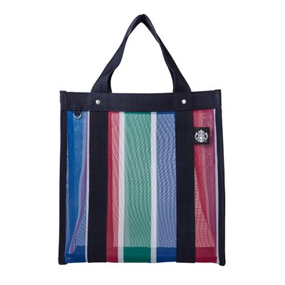 星巴克 星風采直紋網布提袋