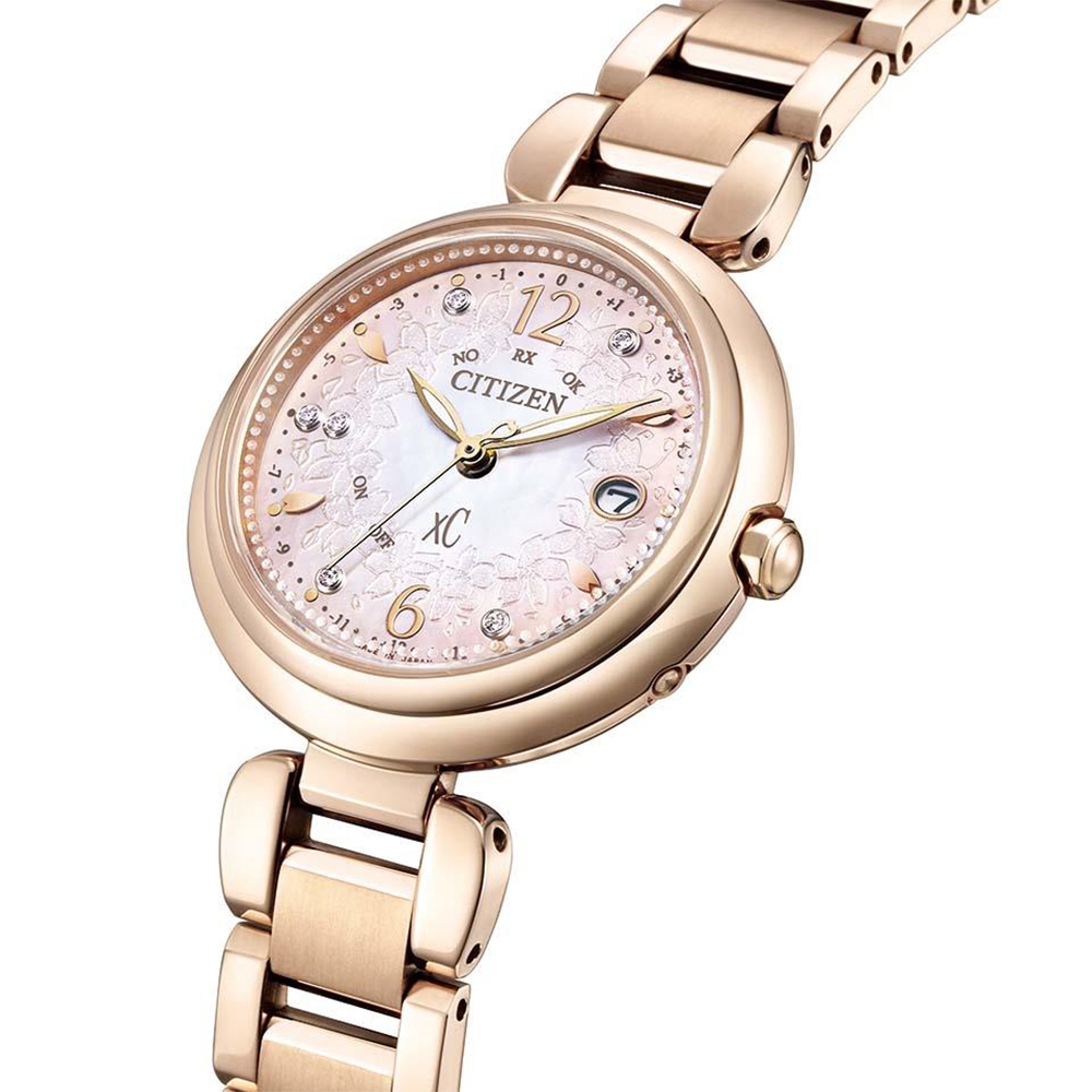 星 CITIZEN 星辰Xc Sakura 鈦金屬光動能全球電波腕錶(ES9467-62W