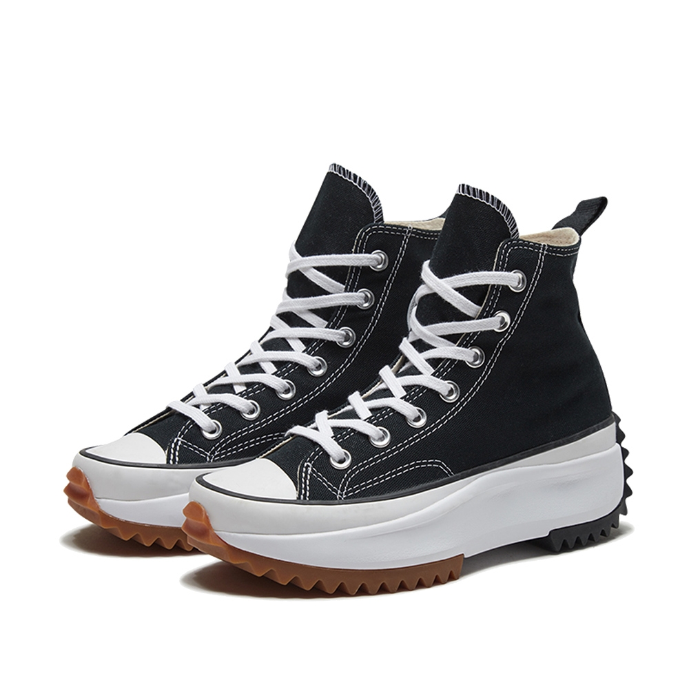 【CONVERSE】CONVERSE RUN STAR HIKE 高筒 休閒鞋 厚底鞋 男鞋 女鞋 5款任選 (B款_黑色)