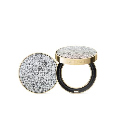 Guerlain嬌蘭 Guerlain 嬌蘭 LE STRASSÉ 閃耀晶鑽 24K純金絲光氣墊粉餅盒